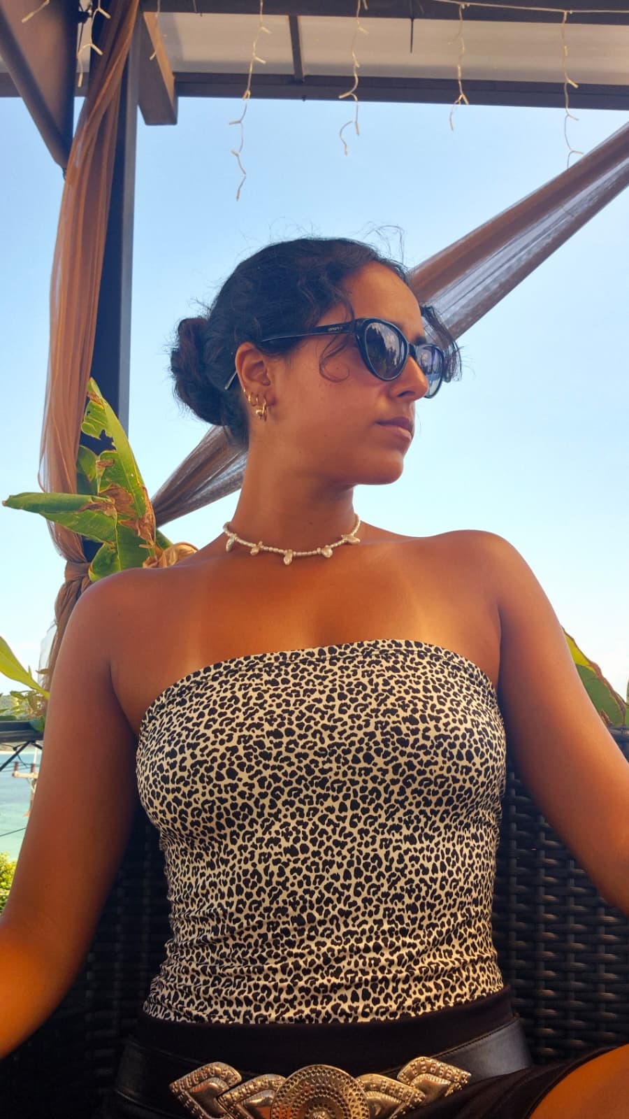 Black and White Leopard